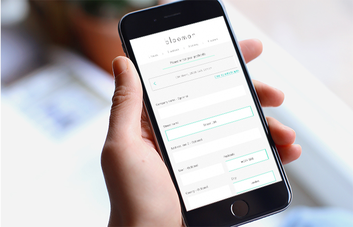 Address lookup experience for bloomon subscriptions
